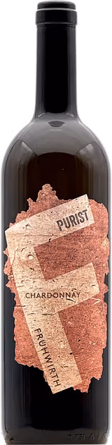 Bottle of Purist Chardonnay 2021 from Frühwirth organic winery