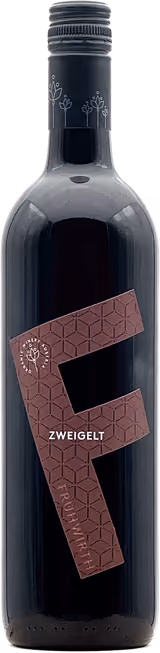Bottle of Zweigelt reserve 2021 from Frühwirth organic winery