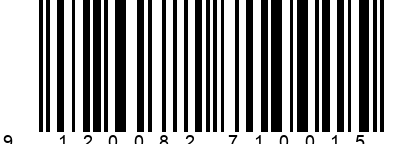 Strichcode EAN 9120082710015