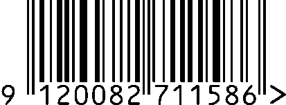 Strichcode EAN 9120082711586