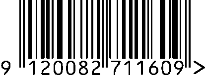 Strichcode EAN 9120082711609
