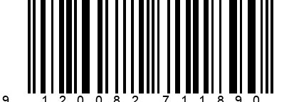 Strichcode EAN 9120082711890