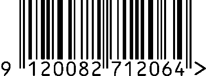 Strichcode EAN 9120082712064