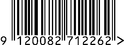Strichcode EAN 9120082712262