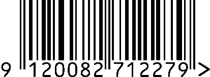 Strichcode EAN 9120082712279