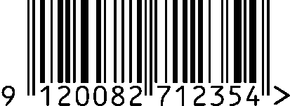 Strichcode EAN 9120082712354
