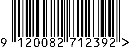 Strichcode EAN 9120082712392