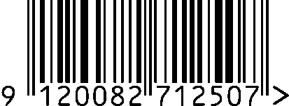Strichcode EAN 9120082712507