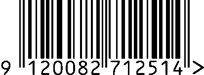 Strichcode EAN 9120082712514