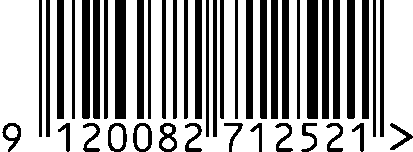 Strichcode EAN 9120082712521