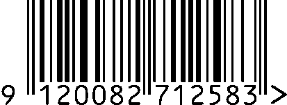 Strichcode EAN 9120082712583