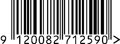 Strichcode EAN 9120082712590