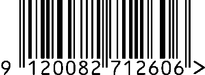 Strichcode EAN 9120082712606