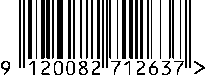 Strichcode EAN 9120082712637