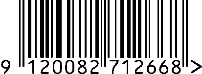Strichcode EAN 9120082712668