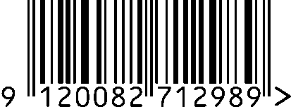 Strichcode EAN 9120082712989